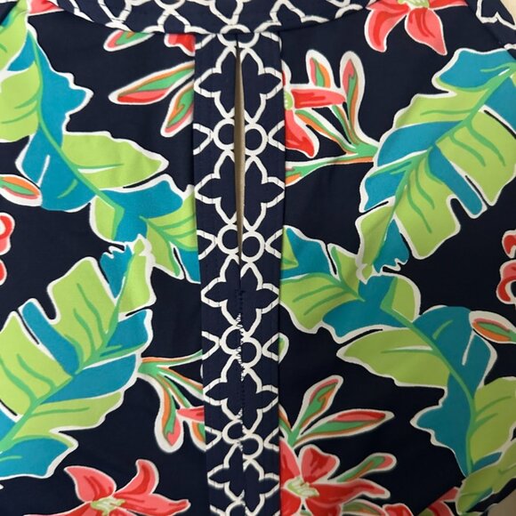 Lands' End Multicolor Floral Tankini - Picture 2 of 6